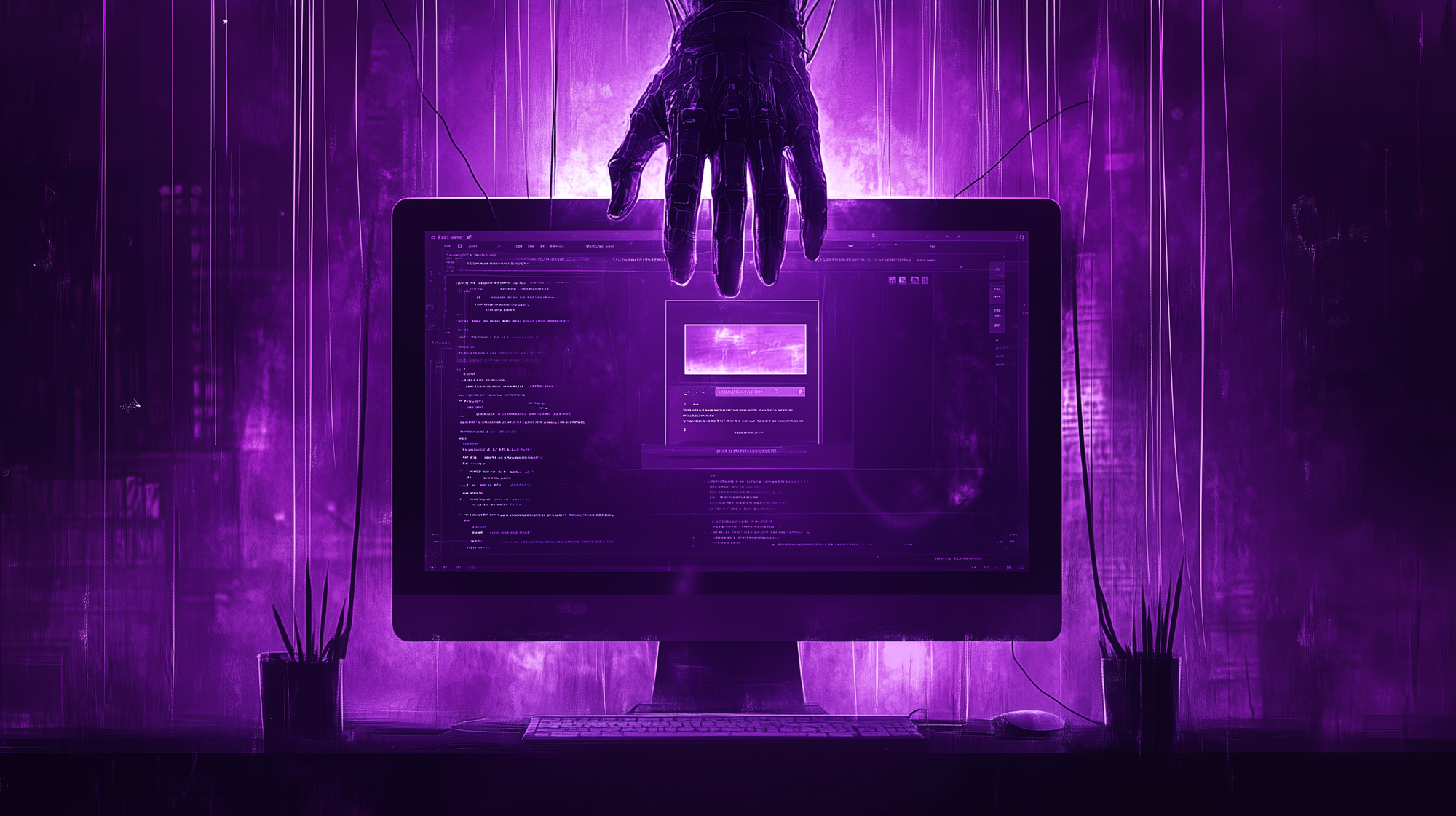 Puppet hand connected to a computer to manipulate user behavior based on dark pattern techniques