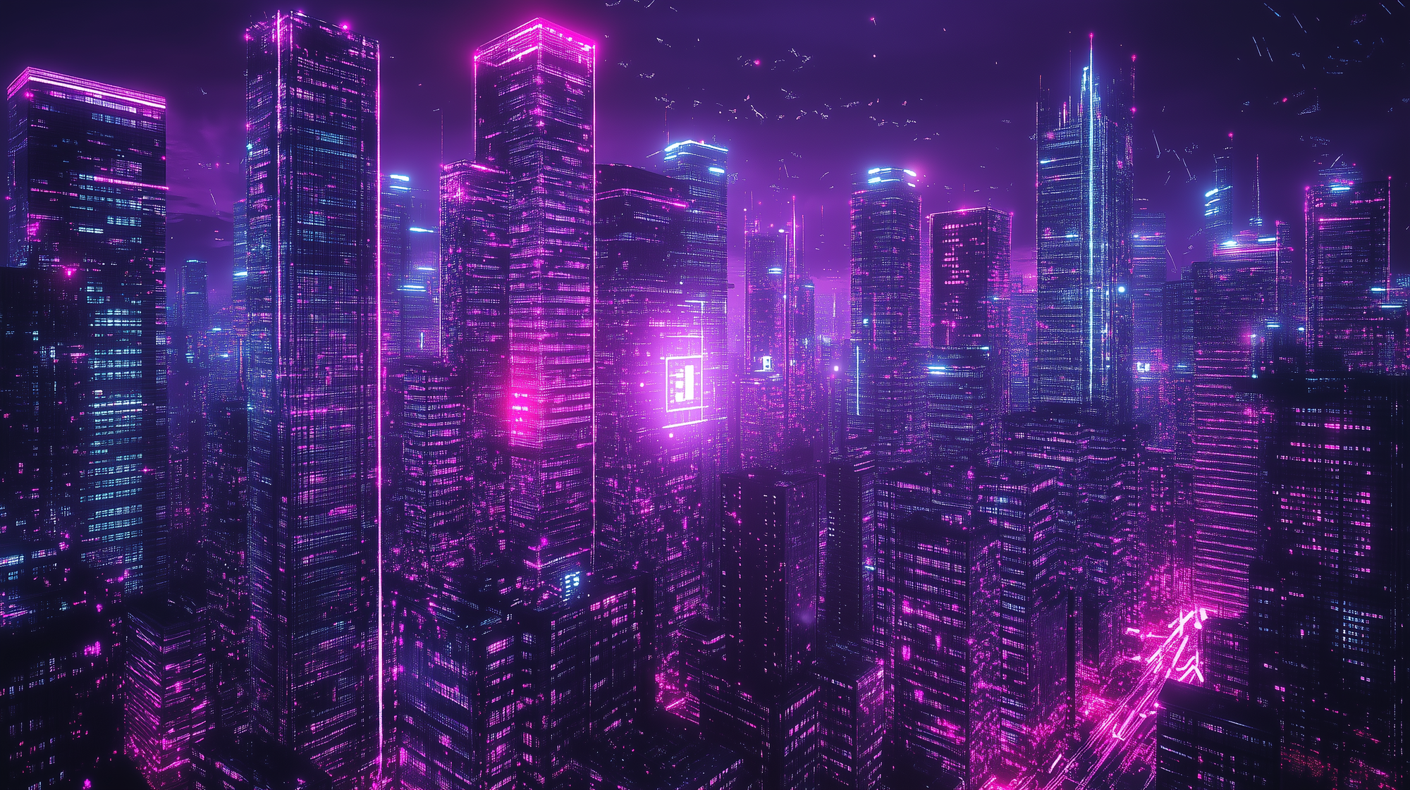 Completely connect cyberpunk city as a metaphor for the implications of adversary attribution